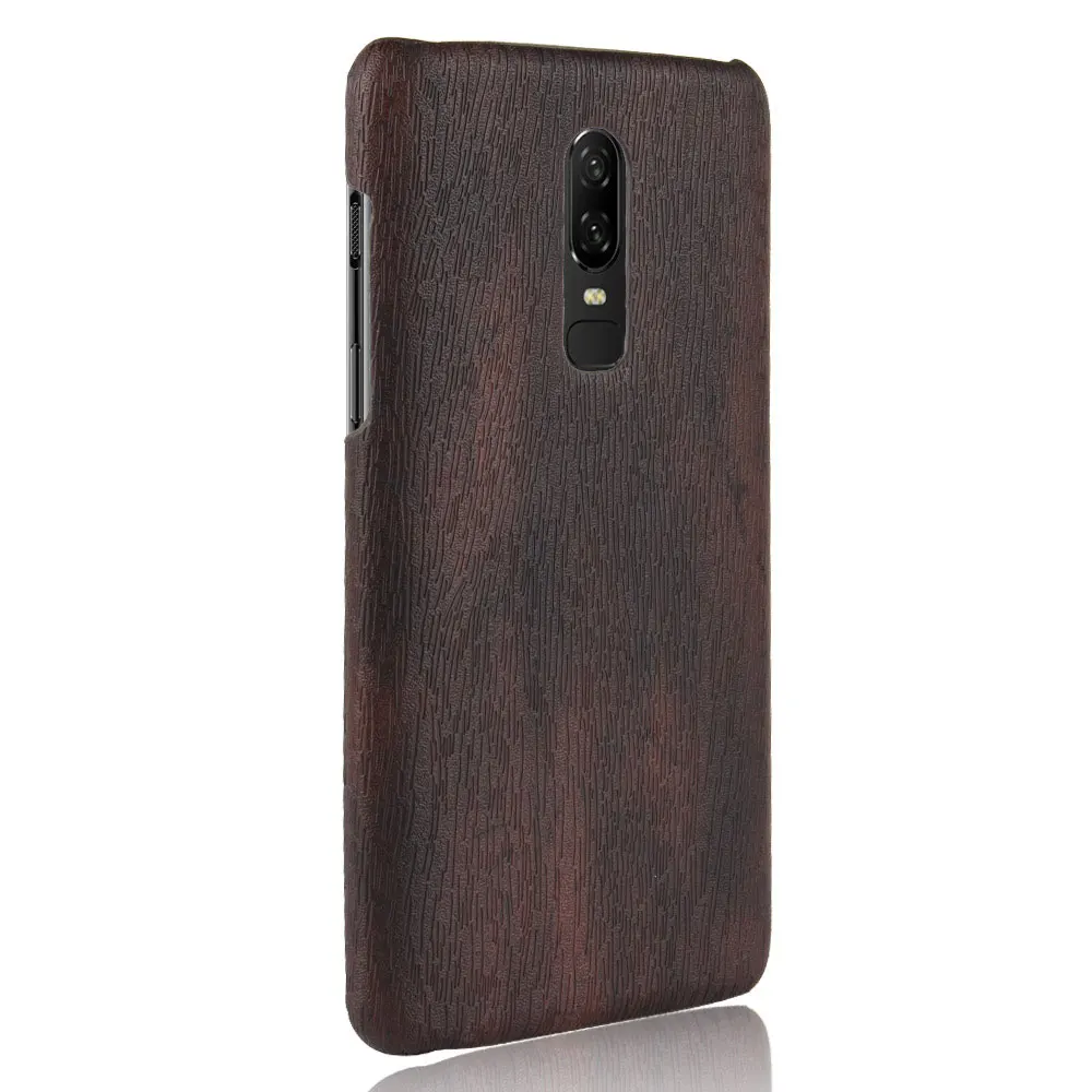 Винтажный чехол Oneplus 6 кожаный с натуральным лицевым покрытием для OnePlus телефона