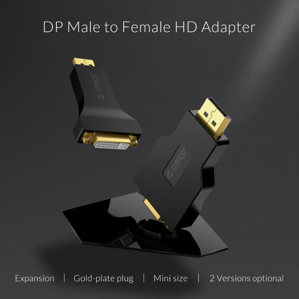Порт дисплея ORICO 4K DP к VGA DVI HDMI совместимый адаптер конвертера 30 Гц 60 1080P дисплей для