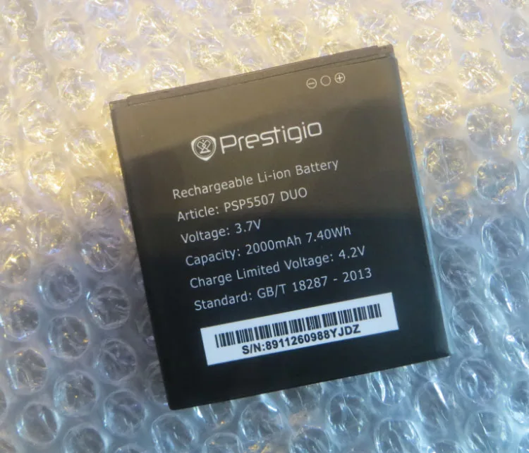 Для Prestigio PSP5507 DUO 2000MAH Мобильный телефон литий-ионный аккумулятор замена |