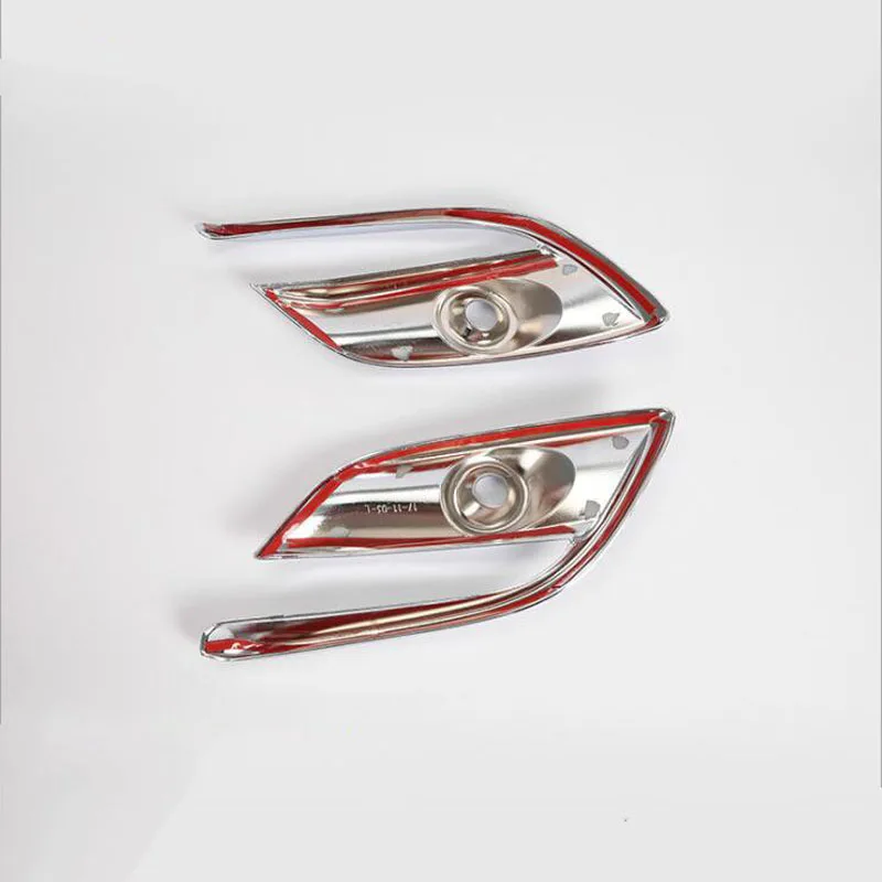 Бесплатная доставка Для Mazda Axela 2017 2 шт. Высокое качество ABS Chrome передние фары