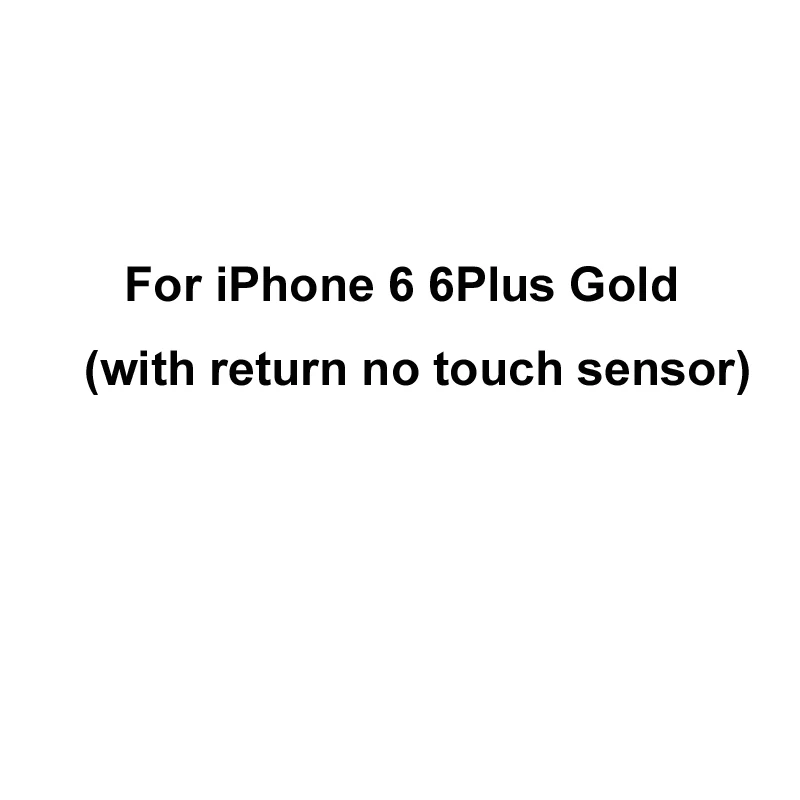 For 6 6Plus Gold Сенсорный датчик отпечатков пальцев гибкий кабель для iPhone 5S 6 6 Plus 6S 6S Plus 7 7 Plus Кнопка возврата домой отпечатков пальцев Touch ID - Цвет: For 6 6Plus Gold