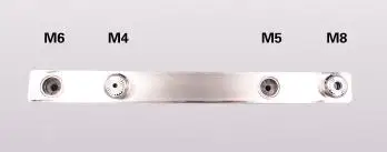 strip only M4M5M6M8 M4-M8 клепальный адаптер, прокладка крепления для заклепочной гайки - Цвет: strip only M4M5M6M8