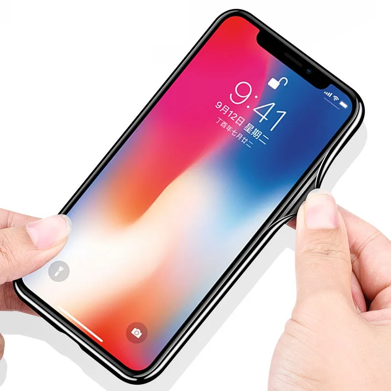 Luminous Cases For Xiaomi Redmi 7A 7 Note Mi 9 8 Lite Tempered Glass PC 2 in 1 Backet Cover Soft Silicone Thin Shell Coque |