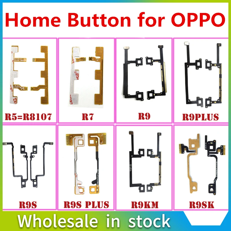 Кнопка Home Сенсорная панель Датчик гибкий кабель для OPPO R5 r8107 R7 R9 R9plus R9S R9SPLUS R9KM R9SK запасные части для ремонта