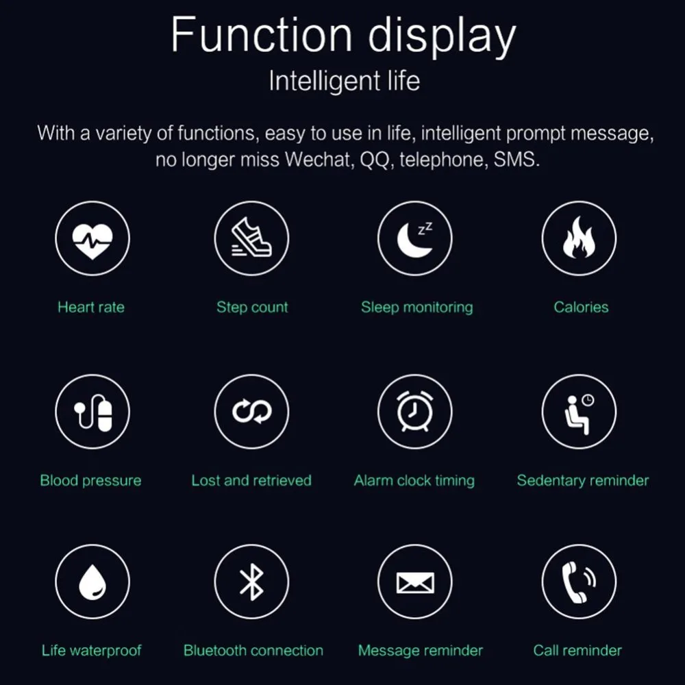 Bluetooth часы водонепроницаемый смарт браслет мужские спортивные цифровые Фитнес