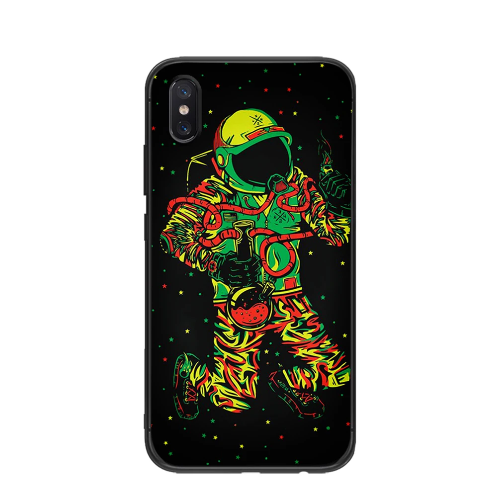 Мягкий чехол из ТПУ с изображением космонавта на Луне для Xiaomi Redmi Mi6 8 9 A1 A2 F1 Plus 5/5 M8