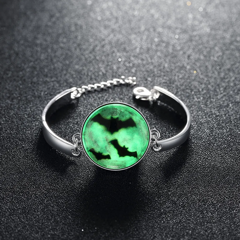 Хэллоуин флуоресцентные зеленые pulsera bransoletki boheme смешивания homme человек