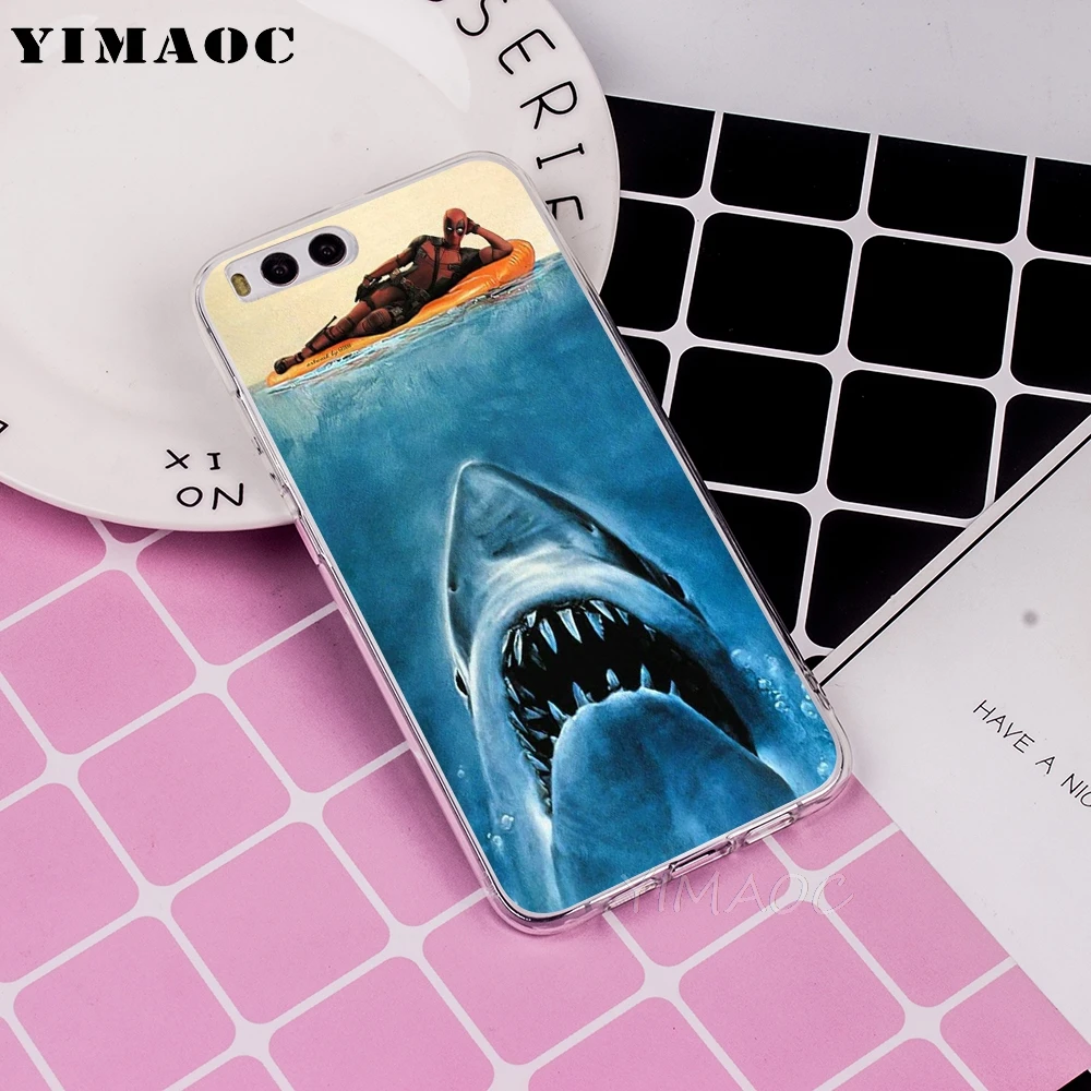 YIMAOC Deadpool и sharksSoft TPU чехол для Xiaomi Redmi 6 4X 5A 4A S2 Note 4 5 Pro Plus Mi 8 9 SE A2 A1 MiX 2S MAX 3 |