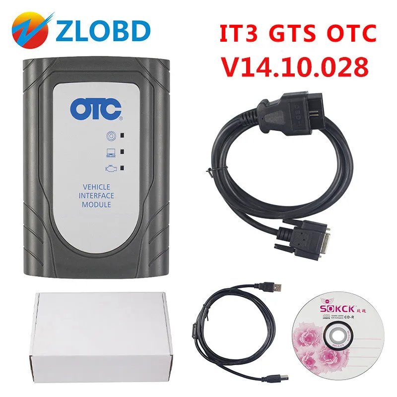 OTC OTC плюс 3 в 1 GTS TIS3 OTC сканер forToyoya IT3 V14.30.023 Global techstream для Toyota OTC Plus Nissan consult volvo dice - Цвет: OTC
