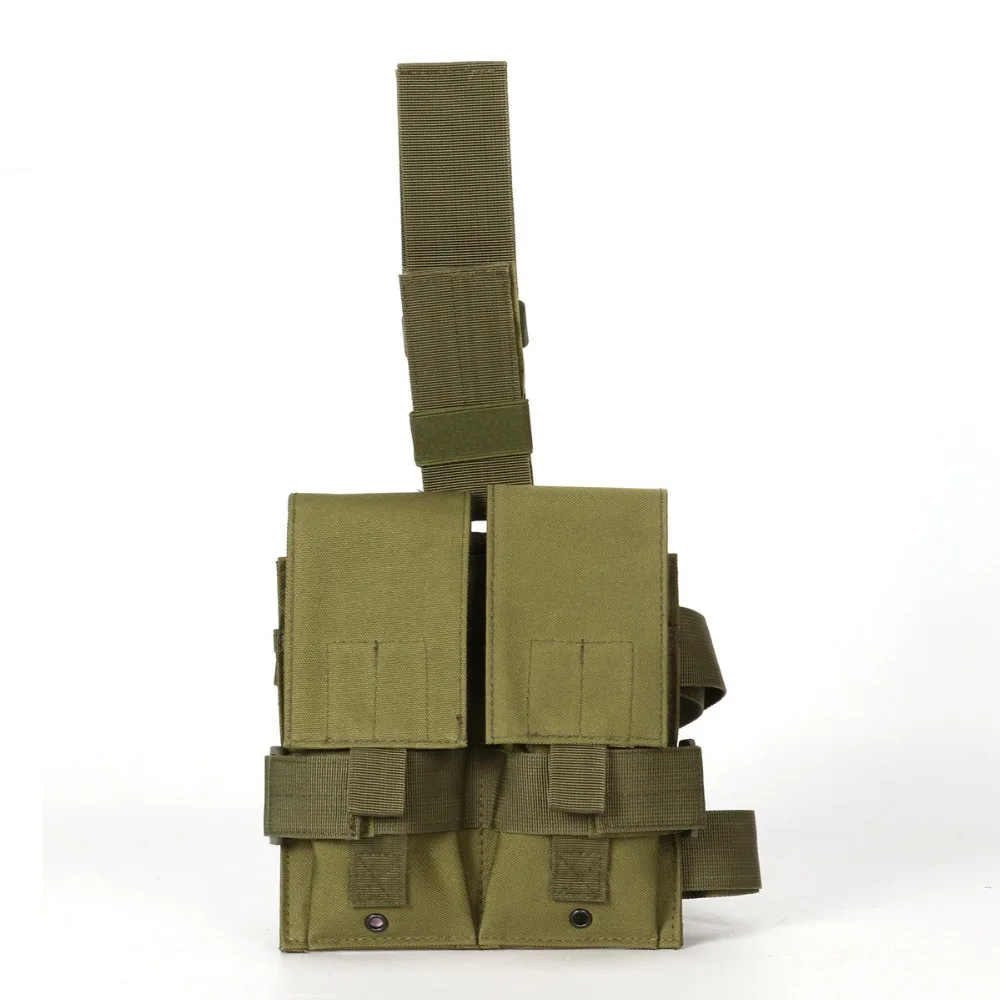 CQC M4 5 56 мм тактический Молл двойной пистолет Mag сумка страйкбол Пейнтбол падение