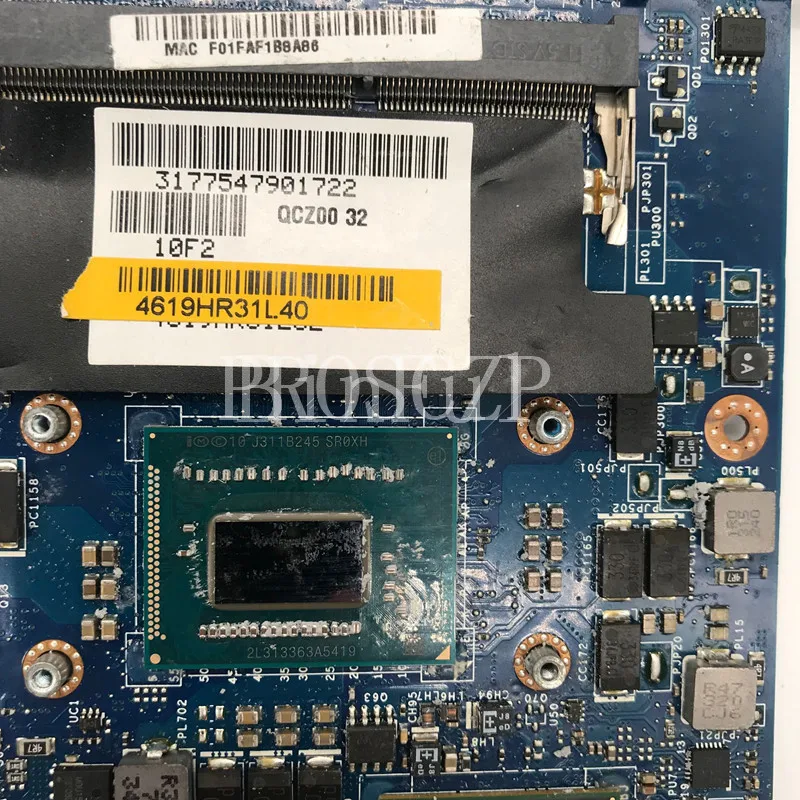 Бесплатная доставка материнской платы ноутбука Latitude 6430U QCZ00 LA-8831P с SR0XH I7-3687U CPU