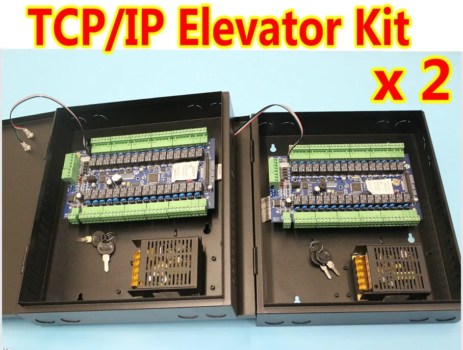 1 заказ = 2 шт. контроллера лифта 32 этажа PCB панель подъемного системы лифт TCP/IP 100 м