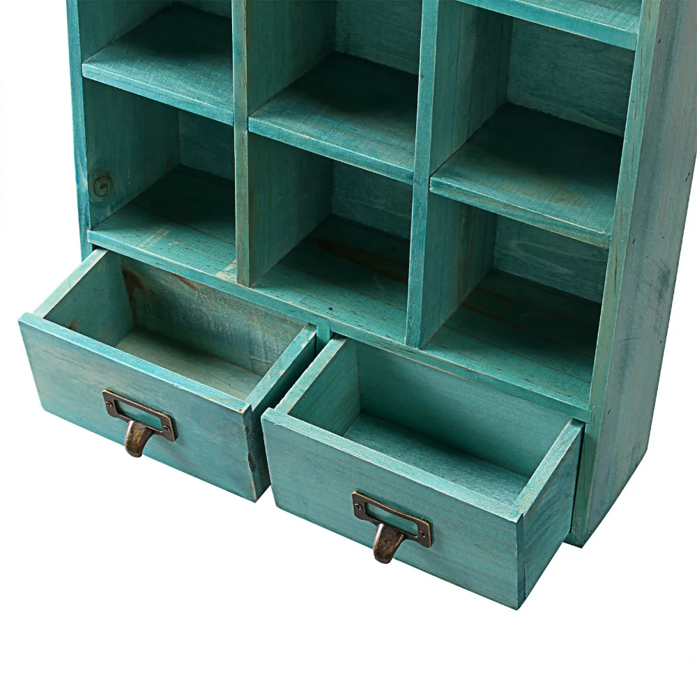 Деревянный Настольный ящик для хранения 11 сеток сделай сам косметический Чехол