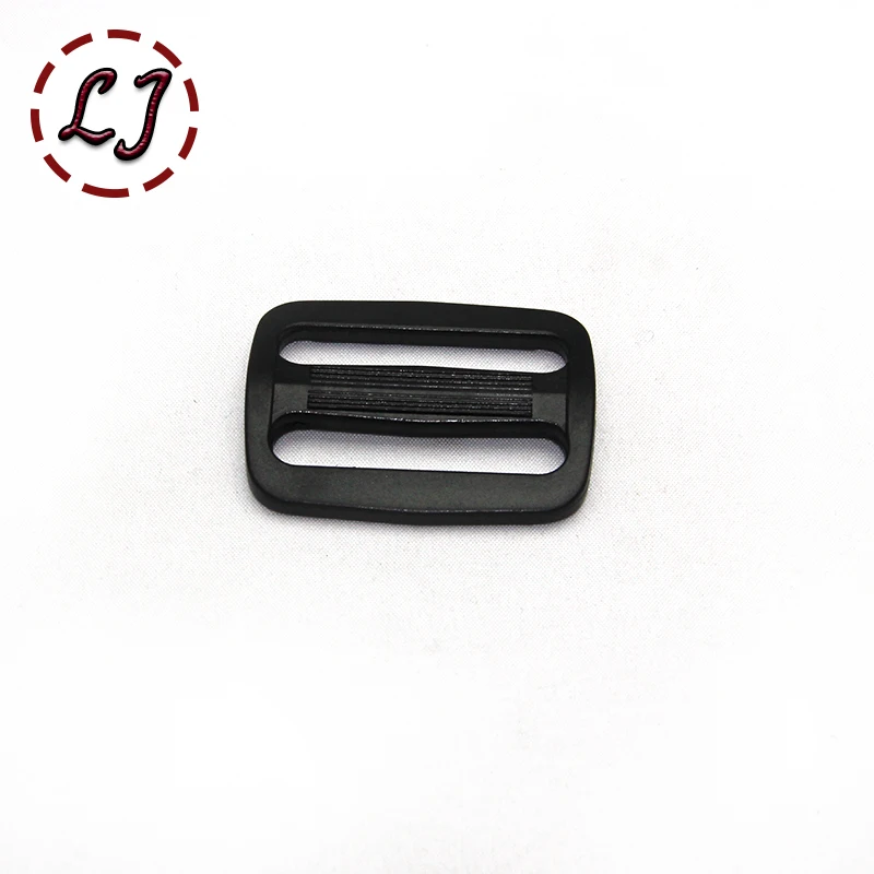 20 шт./лот 1 'Ƈ 1/2'' 2 ''пластиковые черные трехочковые пряжки квадратные
