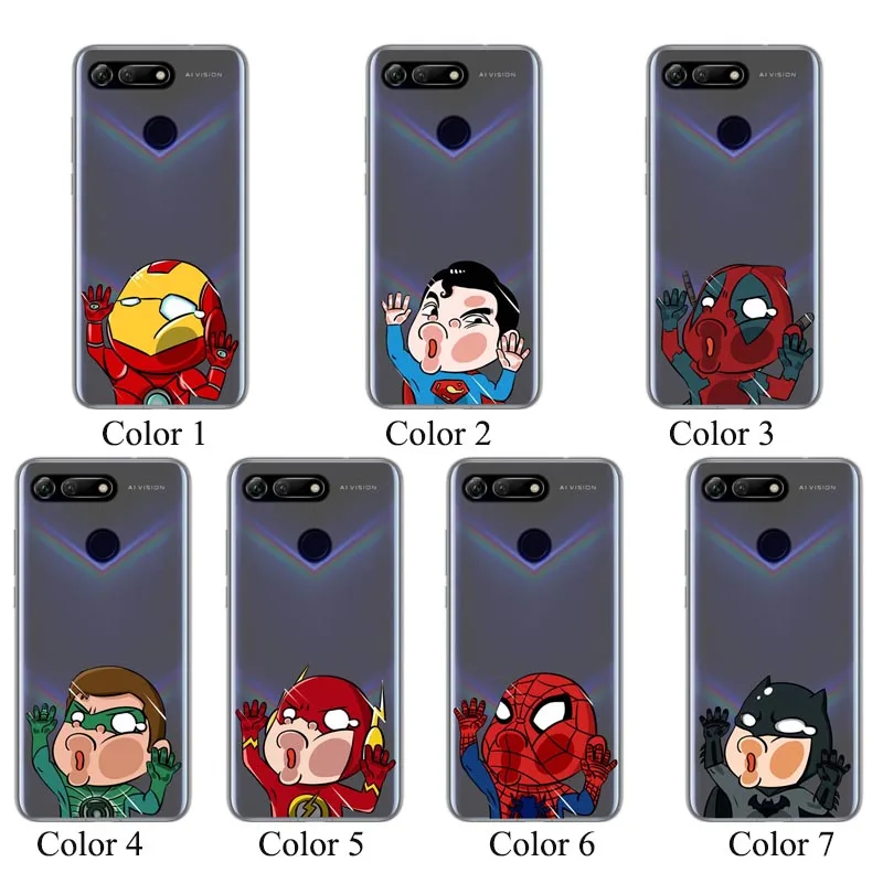 Забавный силиконовый чехол для телефона Huawei Honor 10 9 V20 V10 V9 V8 Lite Мягкий защитный