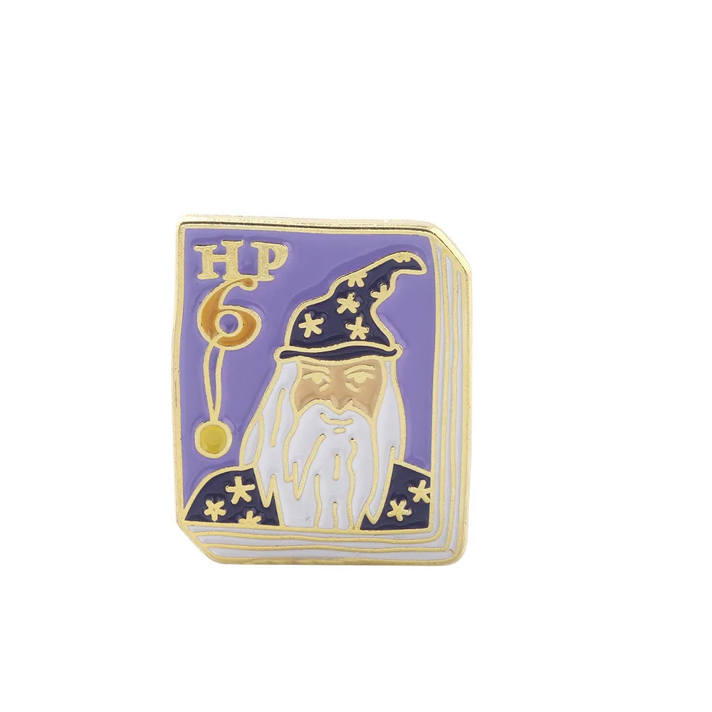 Гарри значки Quidditch Golden Snitch Harley Baud серии платформа значок очки «Дары смерти» брошь 9 3/4 королевская Крестовая кнопка - Окраска металла: 7