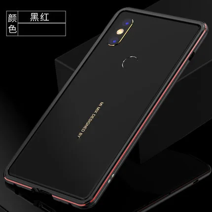 Серебристый mi x 2s Роскошный брендовый Алюминиевый металлический бампер для Xiaomi mi Mix 2s металлический чехол-накладка для Xiaomi mi x2 S