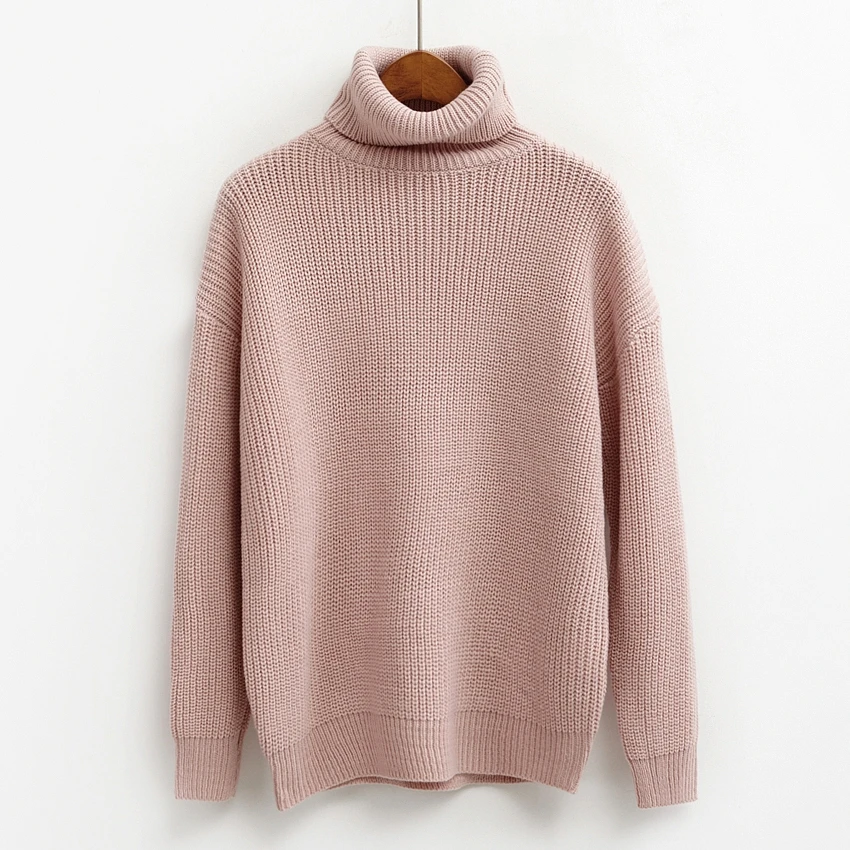 autumn 2021 women sweaters and pullovers harajuku kawaii clothes winter korean pullover trend turtlene knitted sweater | Женская одежда