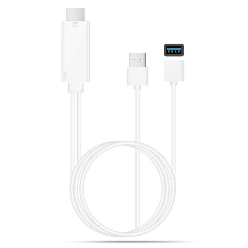 HDMI USB Проводная ТВ флешка 1080P Full HD зеркальный кабель для IOS ОС Iphone Samsung смартфонов