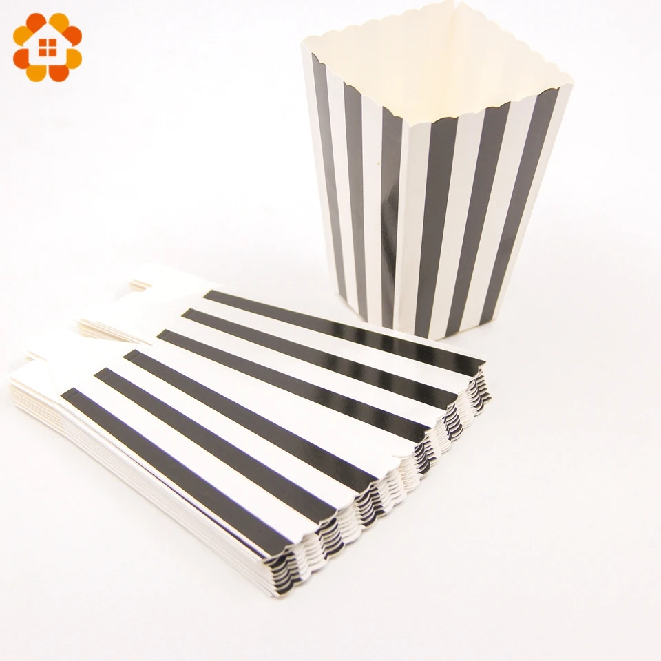 12 шт./лот коробка для попкорна разнообразные стильные украшения темативечерние