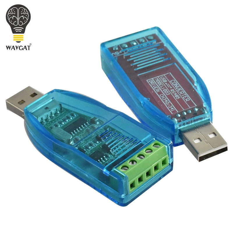 Промышленный USB в RS485 422 CH340G преобразователь, обновленный защитный преобразователь, Совместимость со стандартом RS-485 разъемом