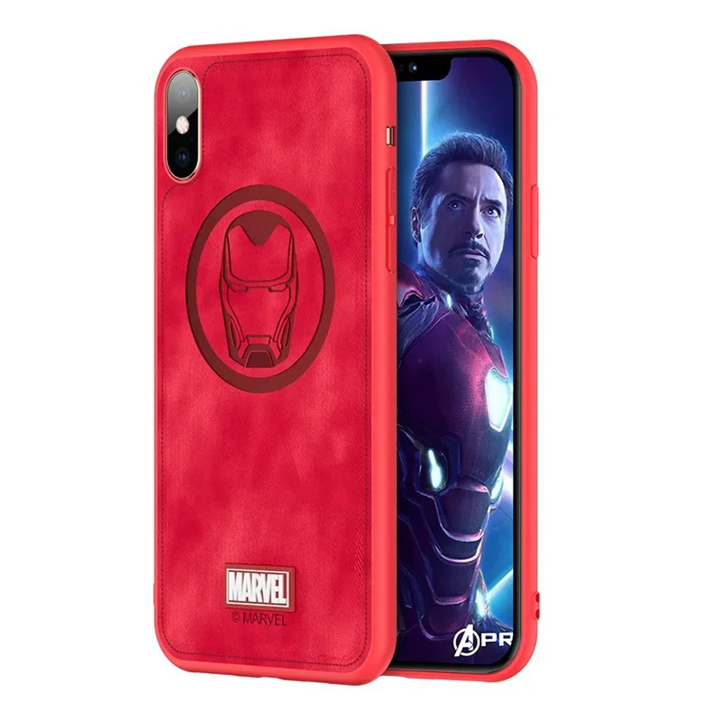Fashion Brand Original The Avengers Phone Case For iPhone X XS MAX XR Huawei Mate 20 Pro Marvel Captain Sign Cloth Back Cover |