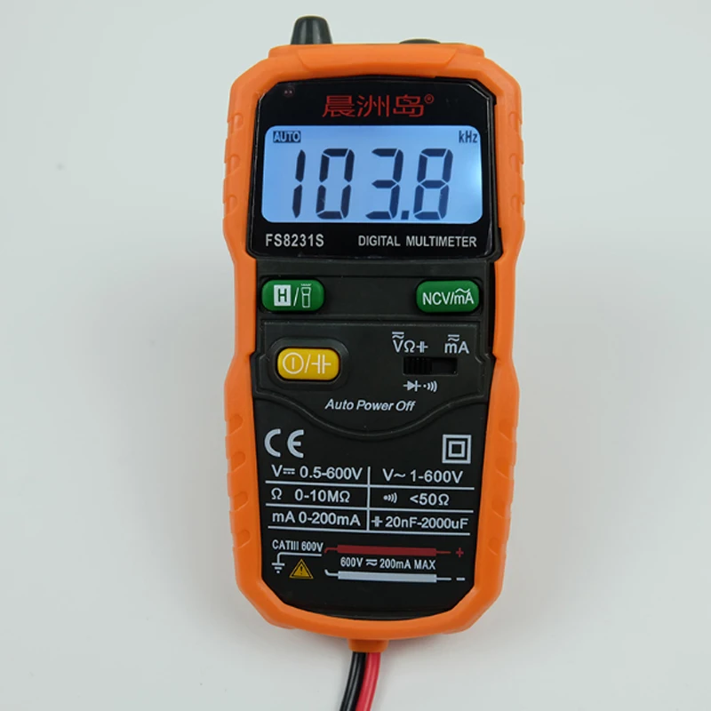 

Цифровой Высокоточный мультиметр FS8231S, мини-Измеритель сопротивления переменного/постоянного тока, с защитой от горения, Интеллектуальный ...