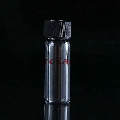 Флакон стеклянный прозрачный 4 мл с центральной закручивающейся крышкой 10 шт. |
