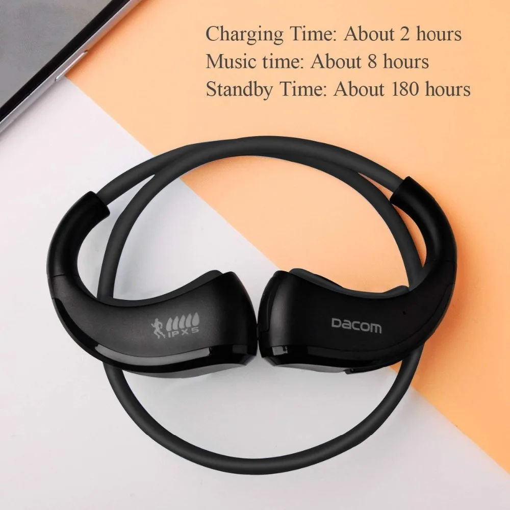 New Gifts IPX5 Waterproof Sport Earphone Stereo Bass Bluetooth Headphone with Mic Volume Control | Электроника