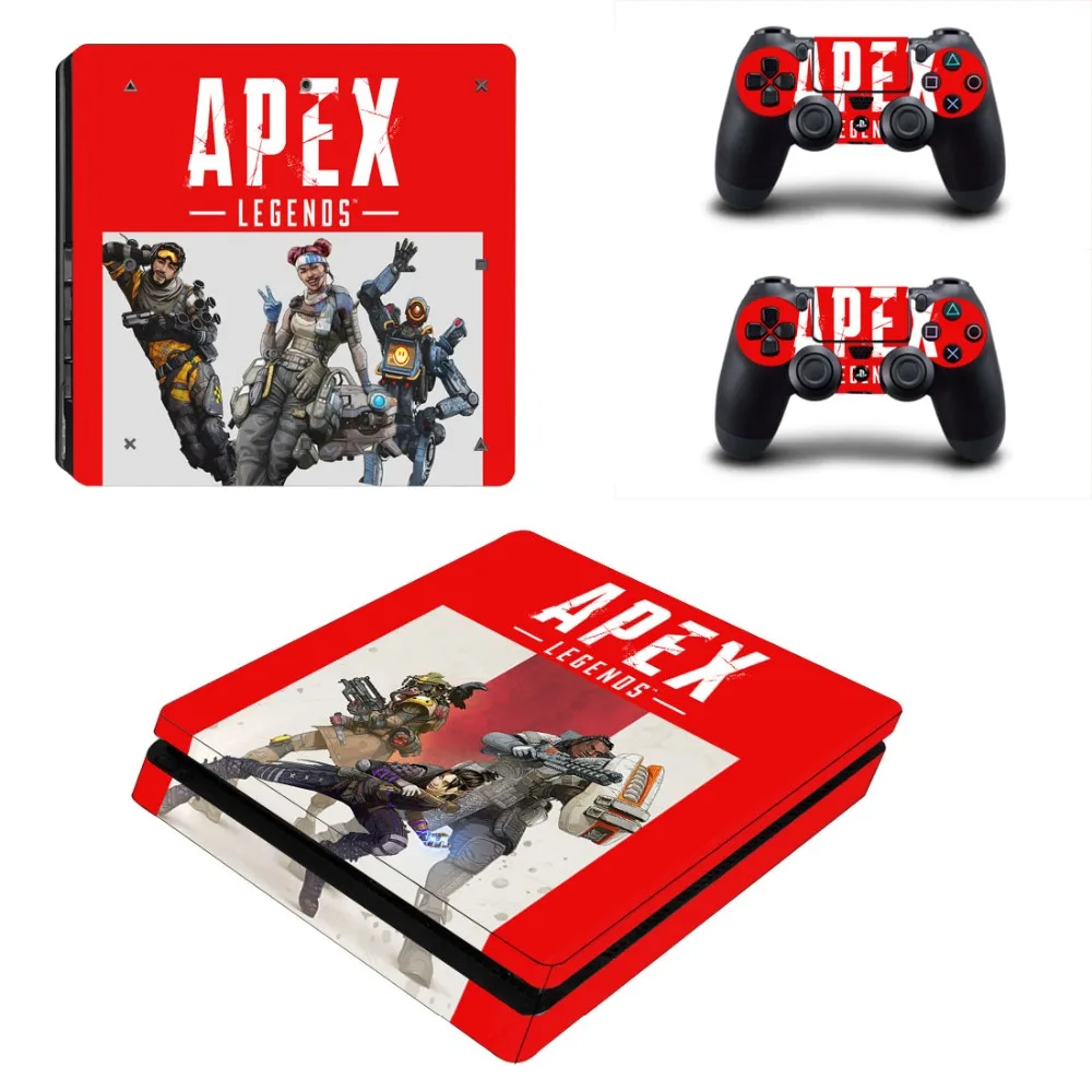 Стикеры APEX Legends PS4 Slim Skin для консоли PlayStation 4 и контроллера виниловые
