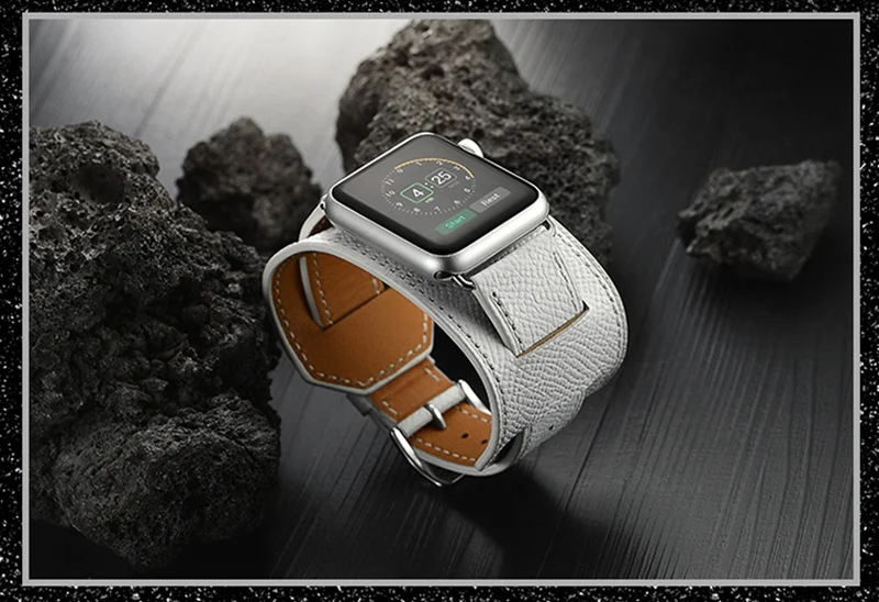 URVOI манжета для Apple Watch band series 6 5 4 3 2 1 SE ремешок iwatch ремень качество Натуральная