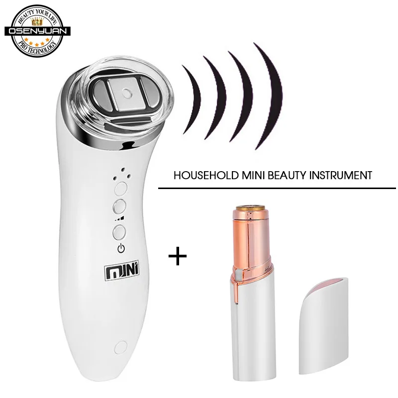 

Ultrasonic Mini Hifu High Intensity Focused Ultrasound Facial Lifting Machine Face Lift RF LED Anti Wrinkle Skin Care Spa Beauty