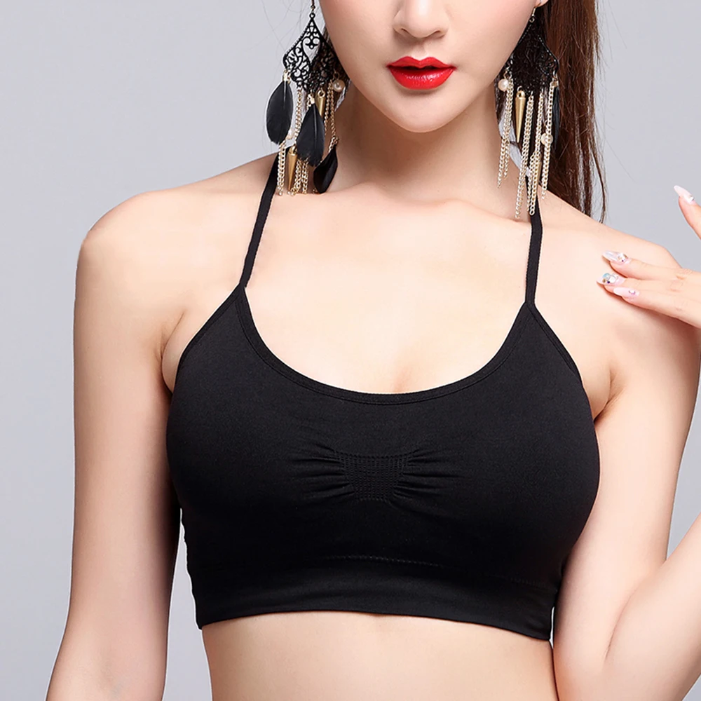 Женские топы для латиноамериканских танцев укороченная майка с открытой спиной