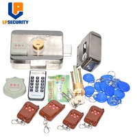 electronic rfid door gate locksmart electric strike lock magnetic induction door entry access control system y 15tags remotes