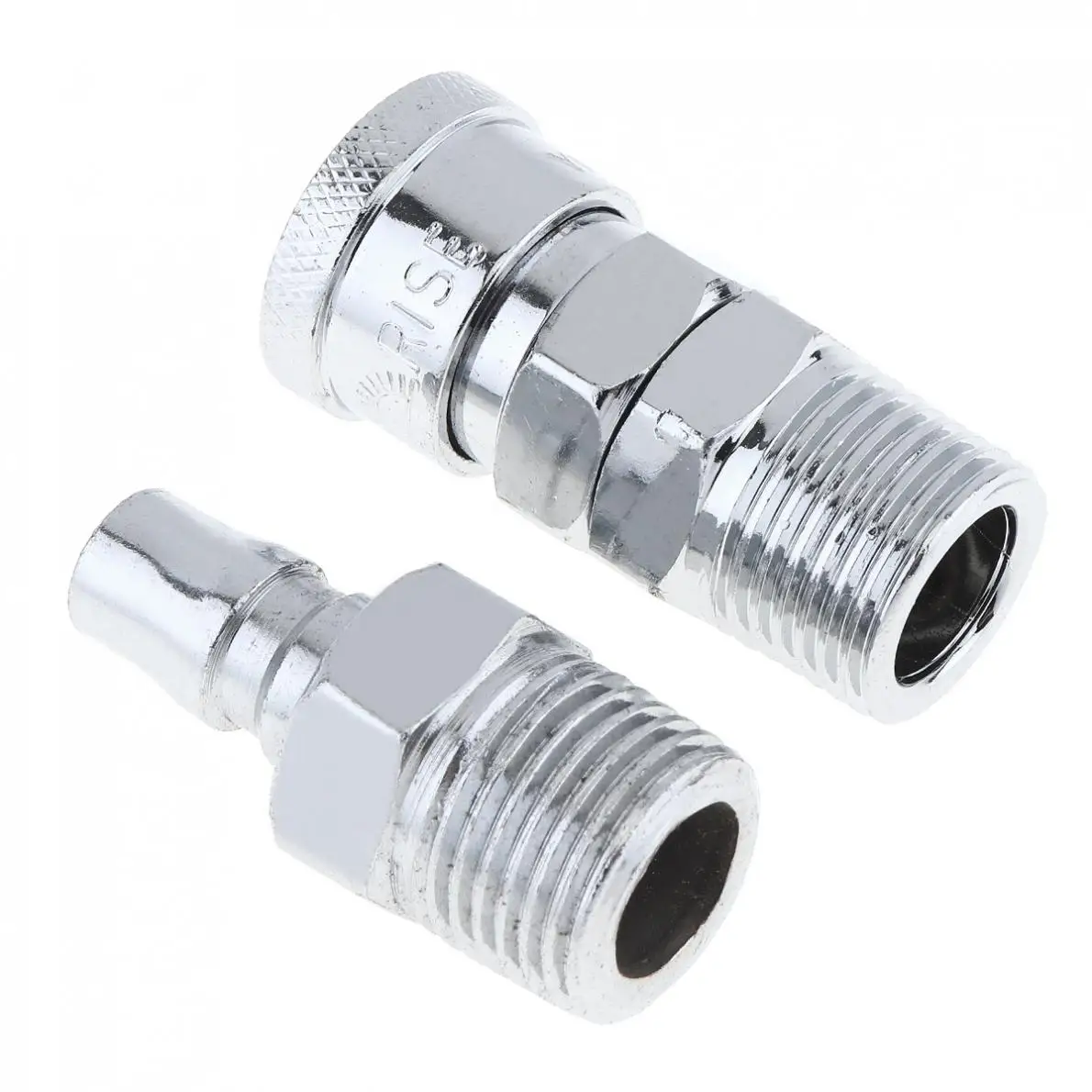 

2pcs/lot Silver TL-S12 40SM+PM High Speed Steel Pneumatic Fitting Quick High Pressure Connector