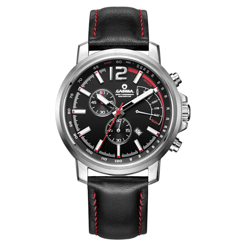 Роскошные брендовые CASIMA мужские часы reloj hombre Военные Спортивные кварцевые