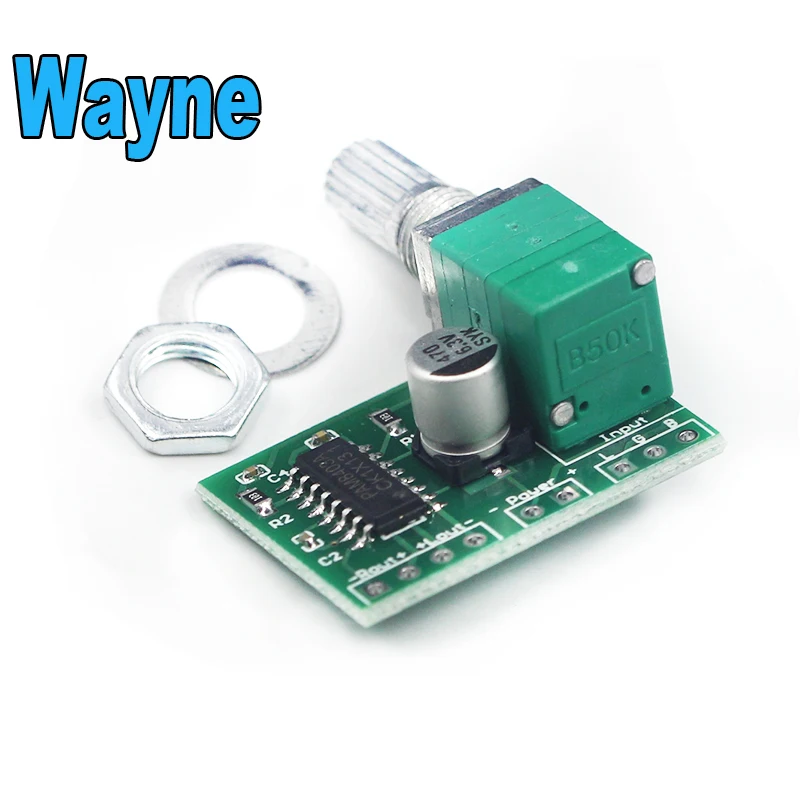 Мини PAM8403 DC 5 В 2 канала USB цифровой аудио усилитель плата модуль 2*3 Вт регулятор