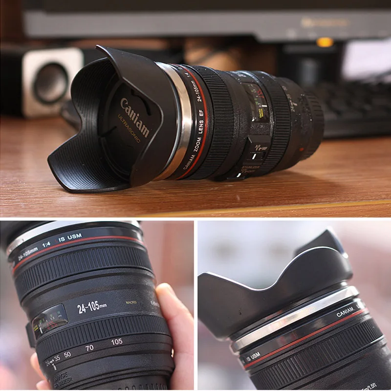 Новинка объектив камеры Canon SLR масштаб 24 105 мм Масштаб 1:1 Пластиковая Кружка для