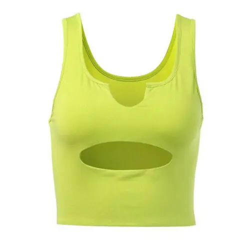 Летняя модная женская повседневная майка без рукавов однотонный укороченный топ