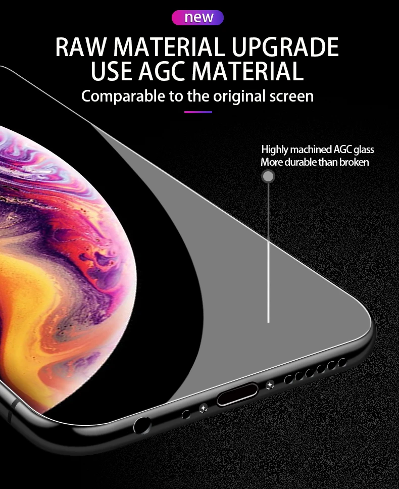 Защитное закаленное стекло для iPhone 7 Plus iPhone X, прозрачное защитное стекло на весь экран для iPhone 11 Pro Max XsMAX 8Plus