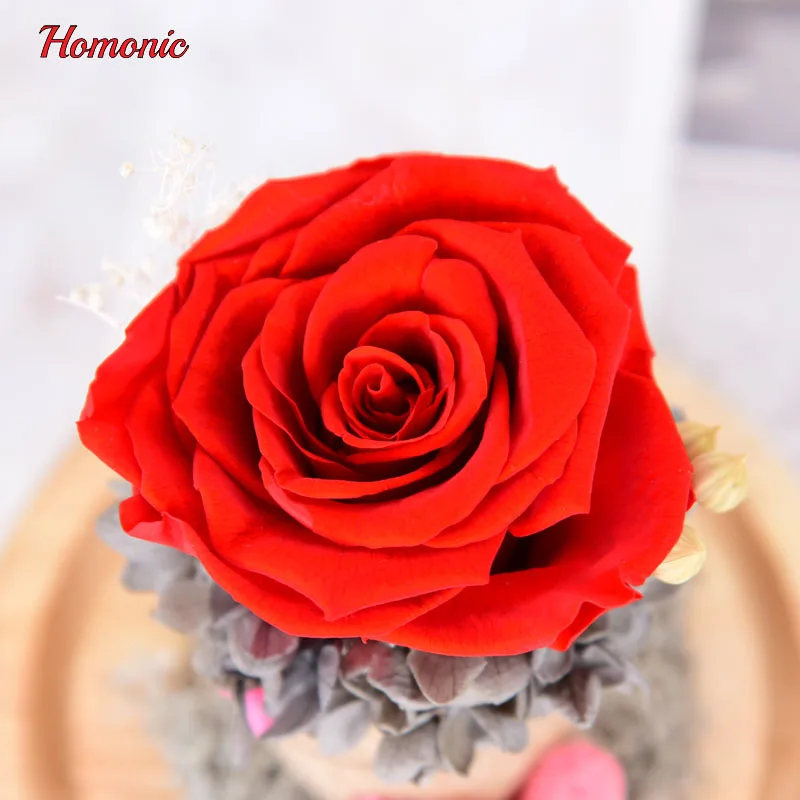 День рождения свежий вечная роза в стекло подарок для влюбленных цена стеклянная