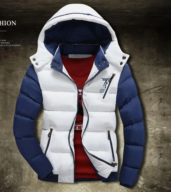 Новый 2019 на весну и зиму куртка для мужчин брендовая хлопковая одежда высокого