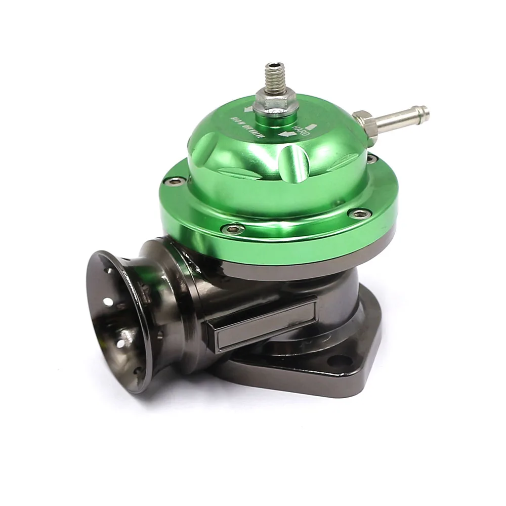 CNSPEED турбо предохранительный клапан Универсальный Регулируемый 25PSI BOV предохранительный адаптер YC100370 - Цвет: Зеленый