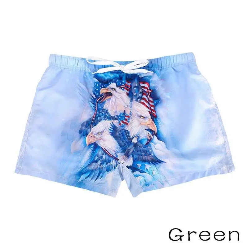 Летние мужские пляжные шорты для плавания плавки модные с принтом серфинга