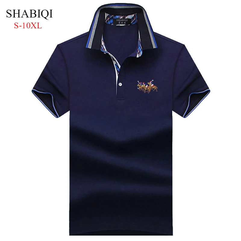 

SHABIQI 2023Classic Brand Men shirt Men Polo Shirt Short Sleeve Polos Shirt T Designer Polo Shirt Plus Size 6XL 7XL 8XL 9XL 10XL