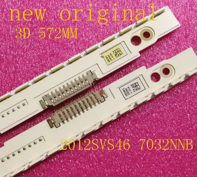 100% оригинальный новый 3D 572 мм 60 светодиодов для Samsung SLED 2012SVS46 7032NNB LEFT60/RIGHT60 REV1.2