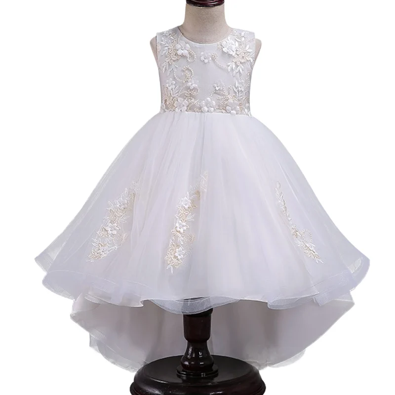 2018 пасхальное платье для девочек высокое качество Vestidos детская одежда свадебное