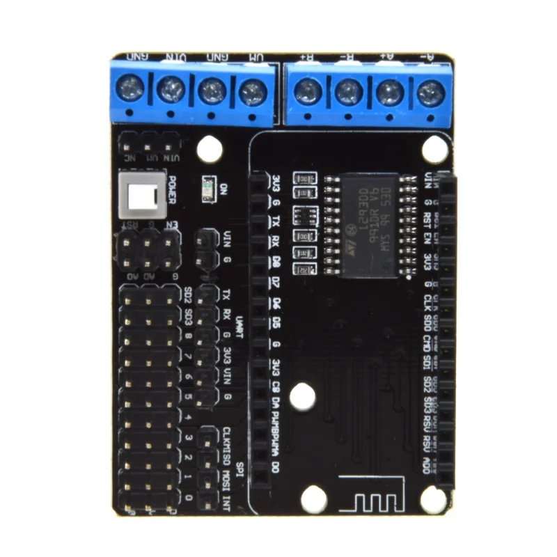 Бесплатная доставка NodeMCU щит для платы двигателя L293D ESP 12E из ESP8266 esp Набор diy