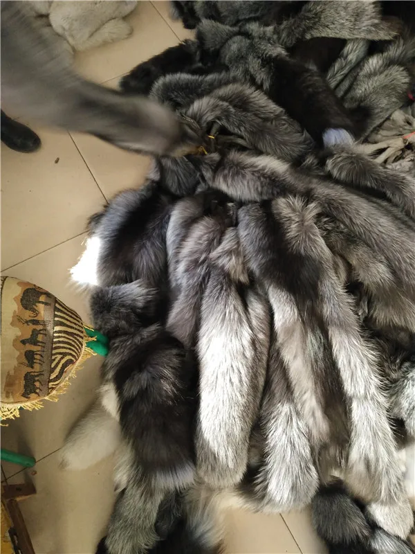 Лидер продаж 2016 кожа из Меха чернобурки | Дом и сад