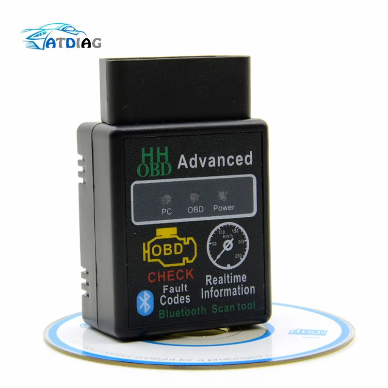Автомобильный диагностический сканер ELM327 HH OBD Blueto Bluetooth OBD2 OBDII CAN BUS автомобильный